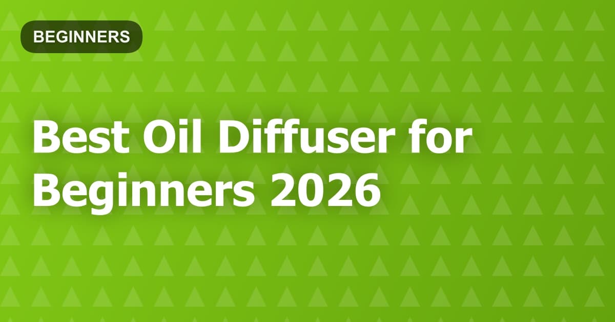 Best Oil Diffuser for Beginners 2026