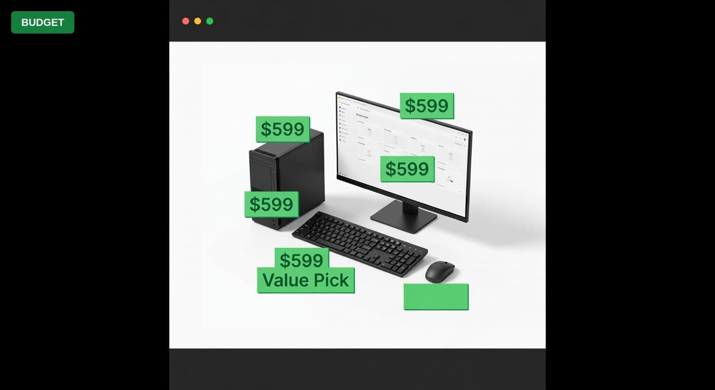 Complete Productivity PC for Under $600 (2025)