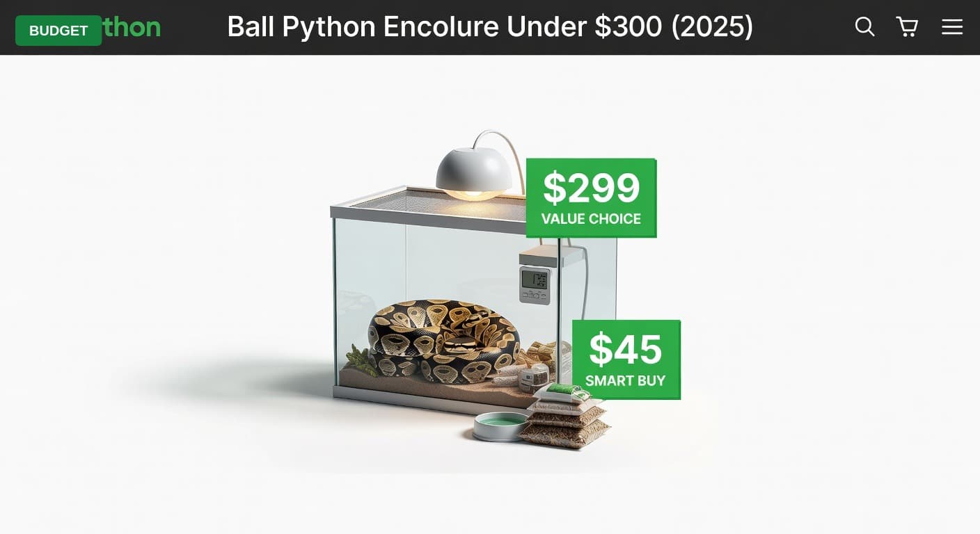 Ball Python Enclosure Under $300 (2025)