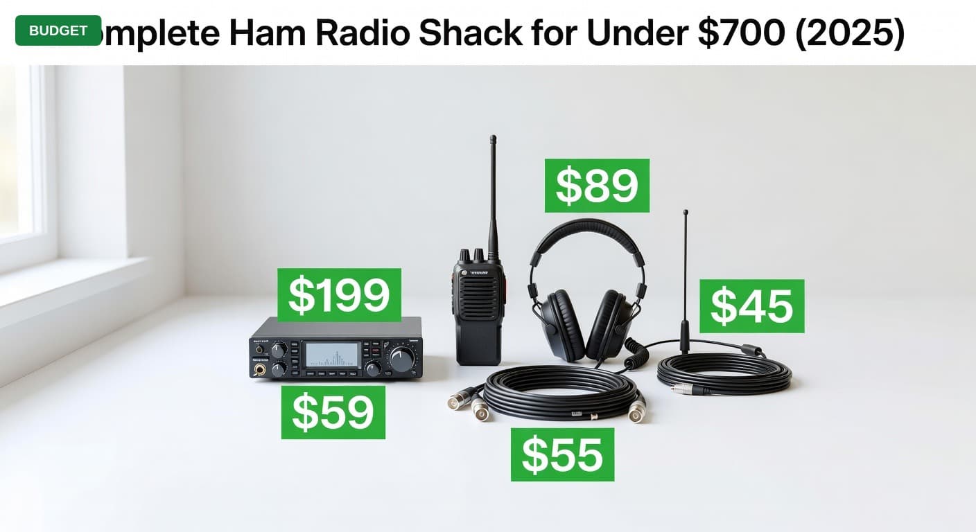 Complete Ham Radio Shack for Under $700 (2025)