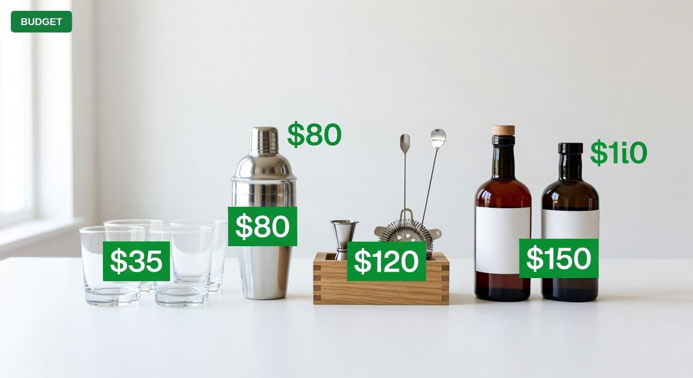 Complete Home Bar for Under $400 (2025)