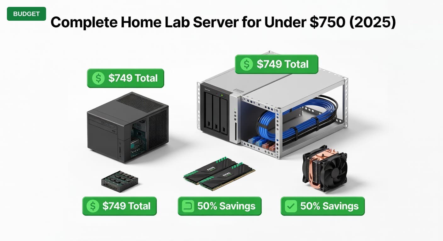 Complete Home Lab Server for Under $750 (2025)