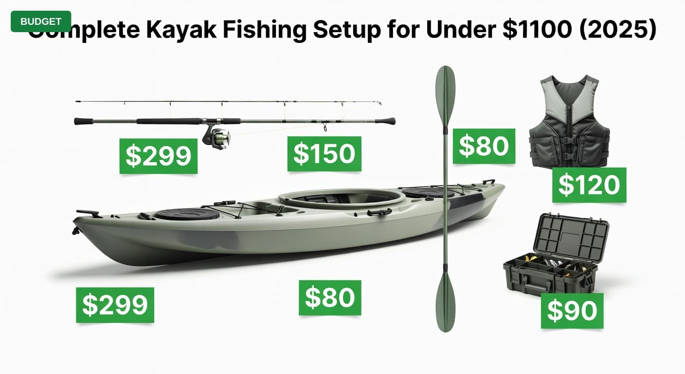 Complete Kayak Fishing Setup for Under $1100 (2025)