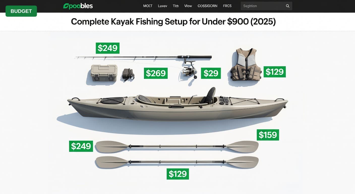 Complete Kayak Fishing Setup for Under $900 (2025)