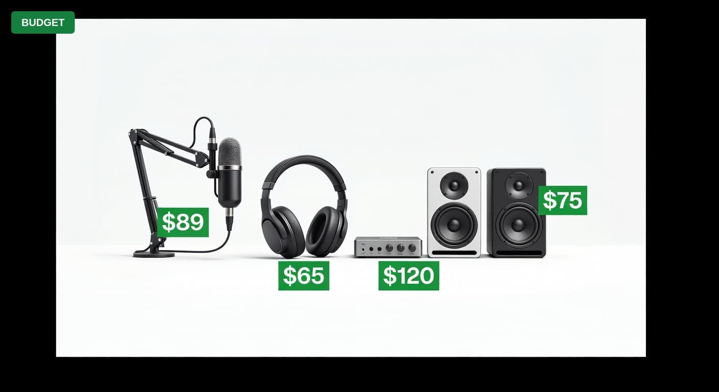 Complete Podcast Studio for Under $350 (2025)