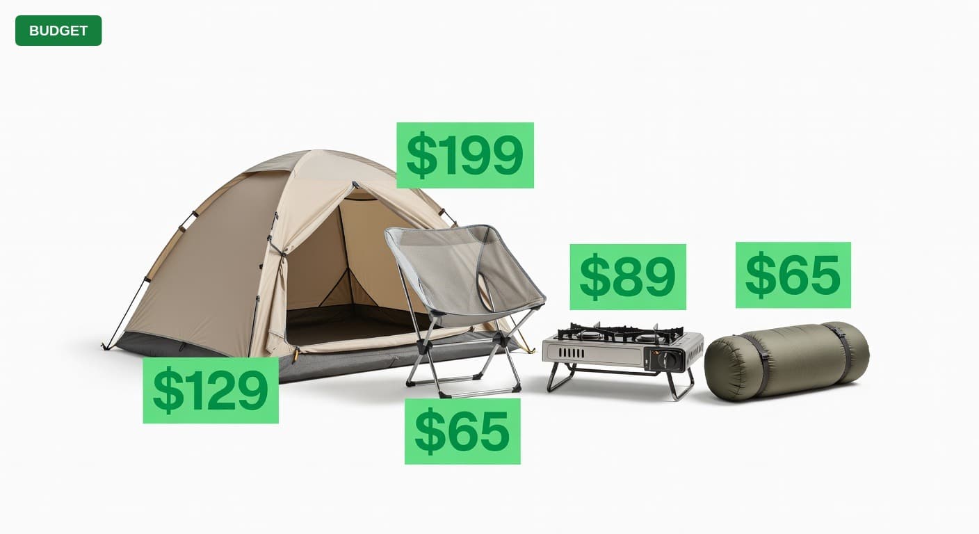 Glamping Camping Setup Under $700 (2025)
