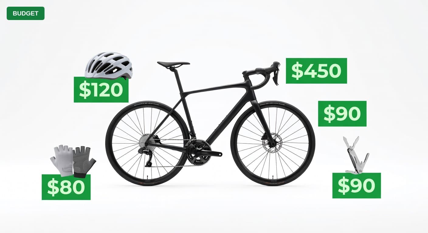 Road Bike Setup Under $1100 (2025)