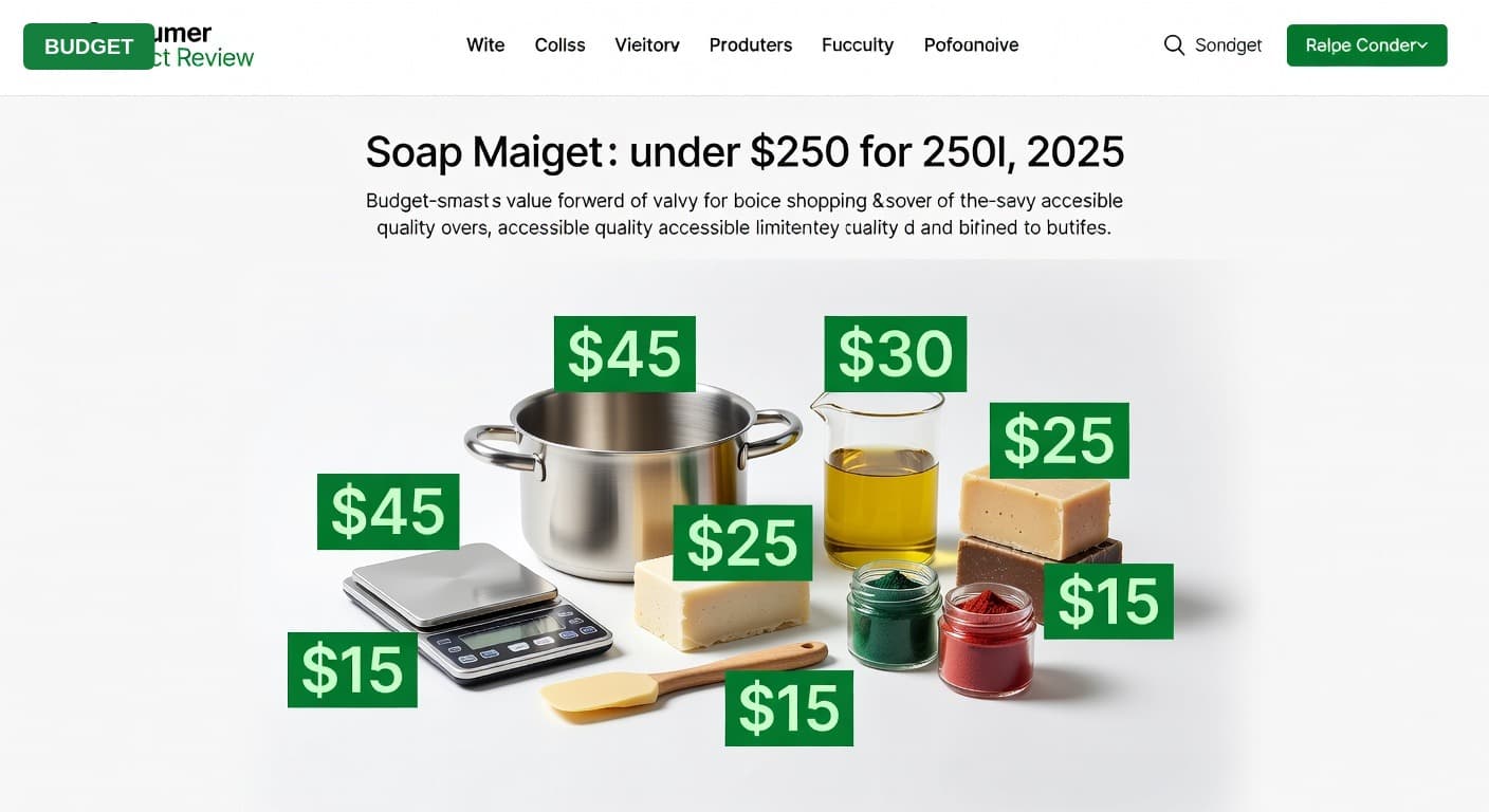 Soap Making Setup Under $250 (2025)