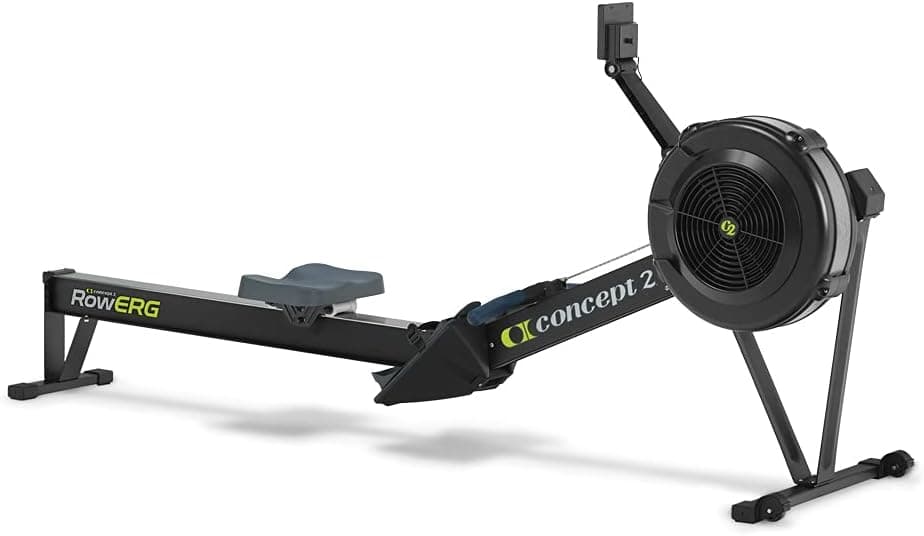 Concept2 RowErg Indoor Rowing Machine - PM5 Monitor, Device Holder, Adjustable Air Resistance, Easy Storage Black