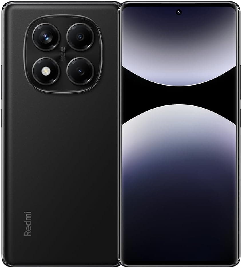 Xiaomi Redmi Note 14 Pro 5G + 4G LTE (for Tmobile Mint Tello & Global) (256GB + 8GB) NFC 6.67" 120Hz 200MP Pro AI Camera Model 24090RA29G Unlocked Dual Sim (Midnight Black)