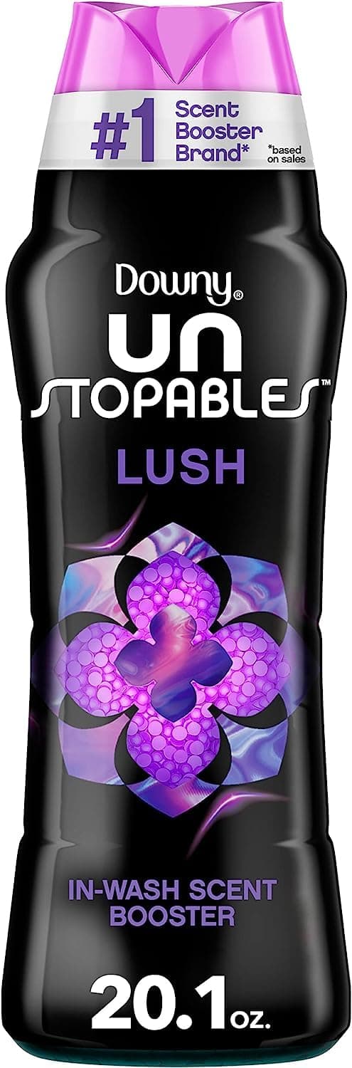 Downy Unstopable Laundry Scent Booster Beads for Washer, Lush, 20.1 oz Lush 20.1 Ounce (Pack of 1)