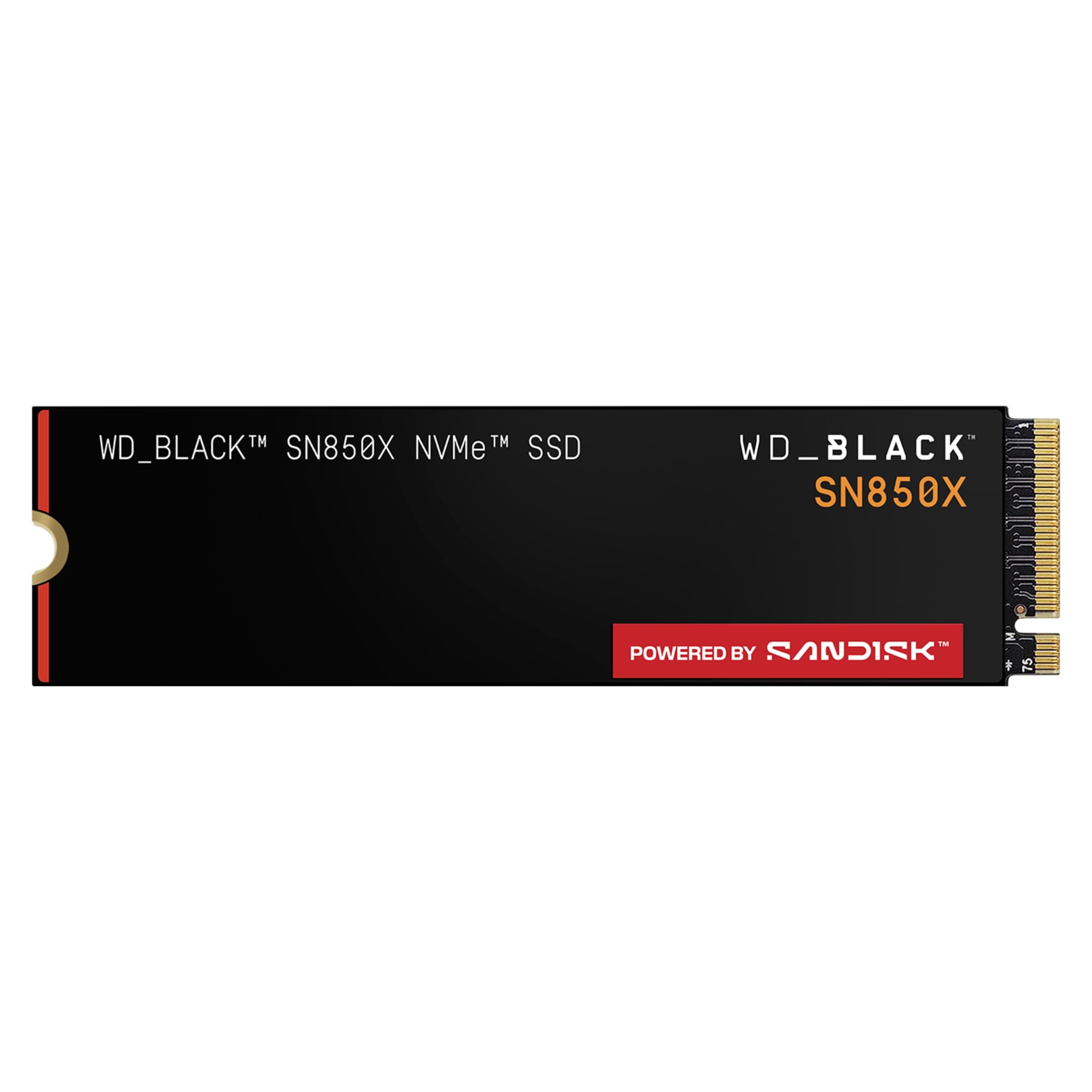 WD_BLACK 2TB SN850X NVMe Internal Gaming SSD Solid State Drive - Gen4 PCIe, M.2 2280, Up to 7,300 MB/s - WDS200T2X0E 2TB SSD