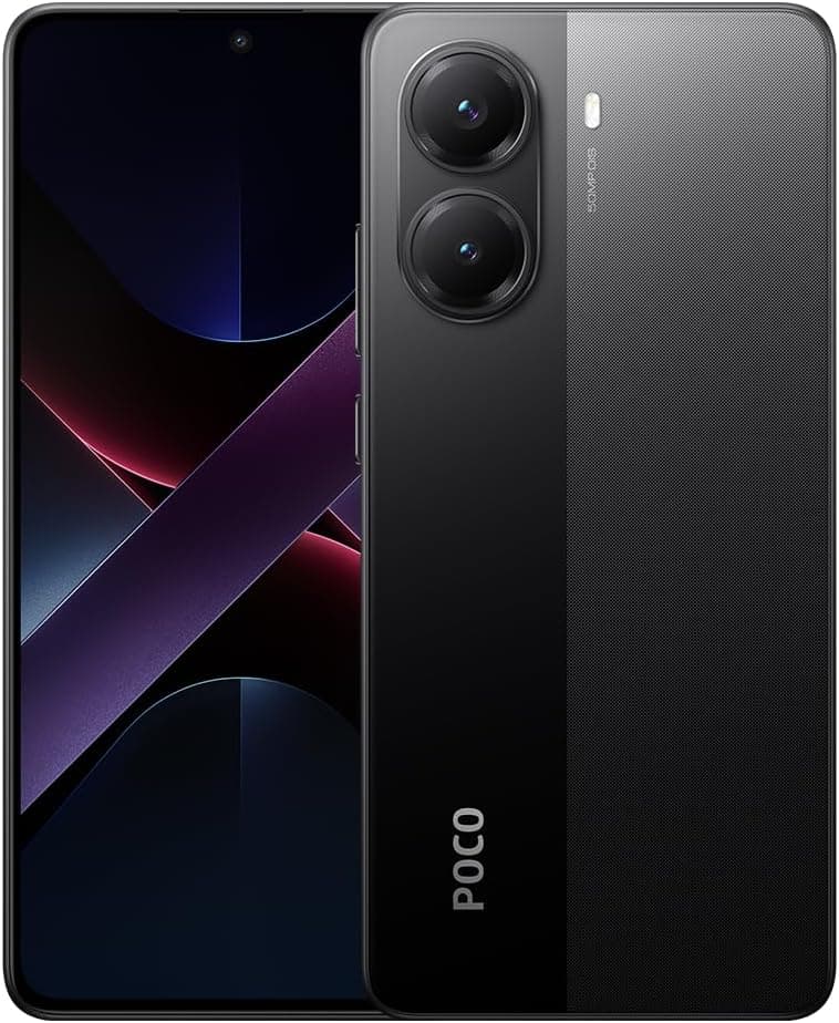 Xiaomi Poco X7 PRO 5G + 4G LTE (for Tmobile Mint Tello & Global) (256GB + 8GB) Ai 6.67" 50MP Gamers Phone NFC Dual sim Unlocked Model 2412DPC0AG (Black)