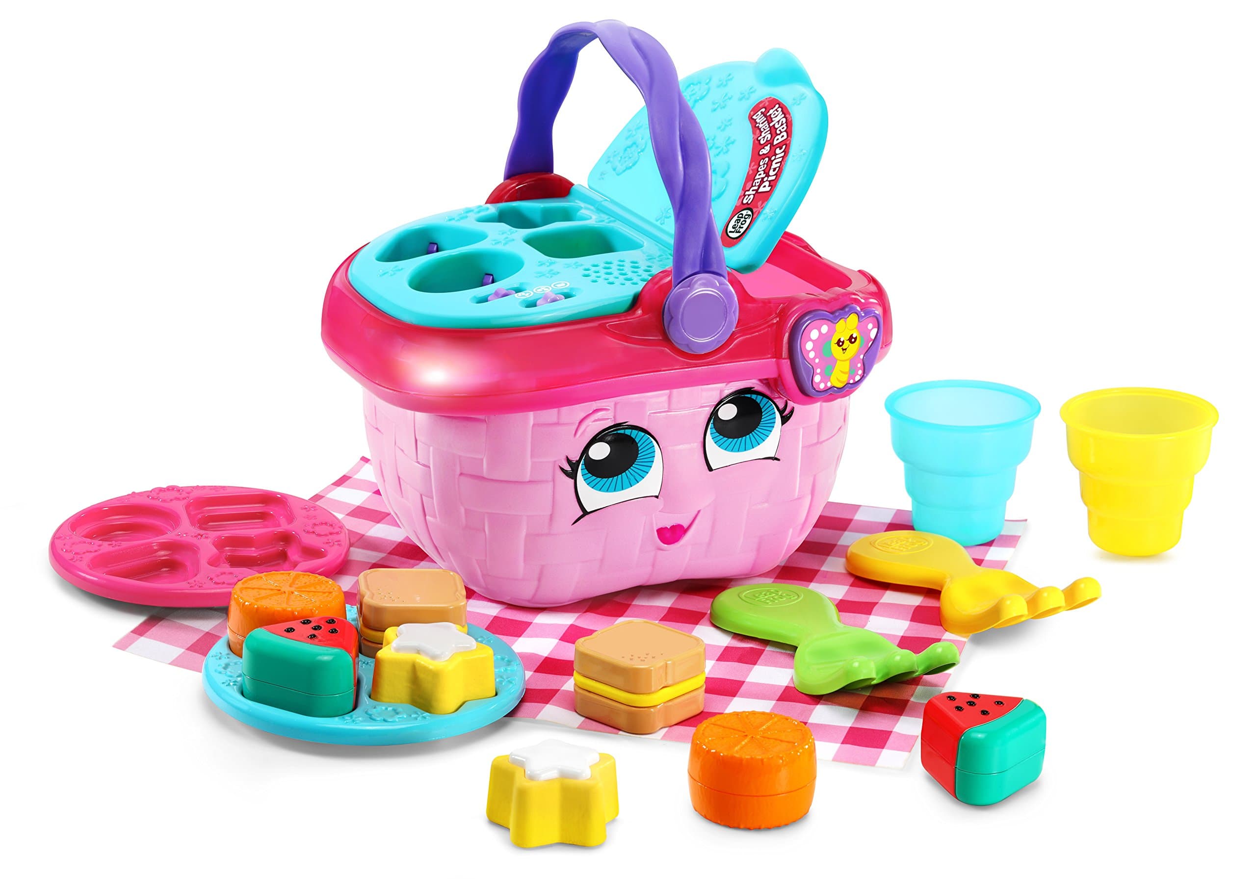 LeapFrog Shapes and Sharing Picnic Basket, Pink Pink Standard Packaging